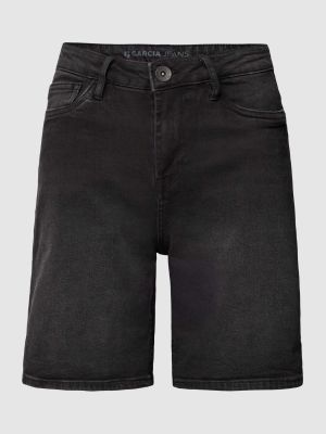 Czarne szorty jeansowe Garcia