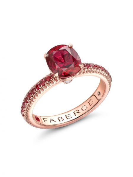 Rózsaarany gyűrű Fabergé