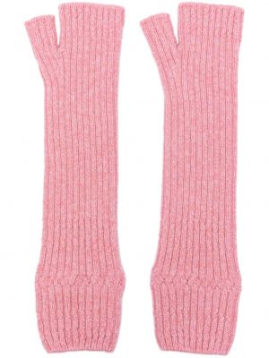Γάντια κασμιρένια Barrie ροζ