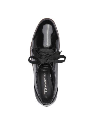 Pantofi cu șireturi Tamaris negru