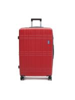 Червени дамски куфари