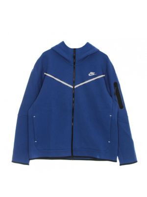Bluza z kapturem polarowa Nike niebieska