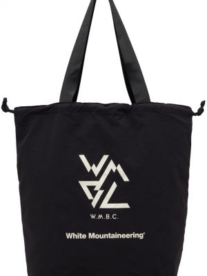 Черная трехслойная сумка-тоут KiU Edition White Mountaineering︎