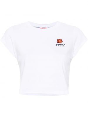 Тениска бродирана Kenzo бяло