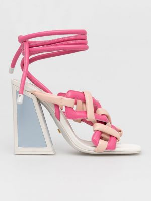 Kožne sandale Kat Maconie ružičasta