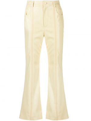 Pantaloni Nanushka giallo