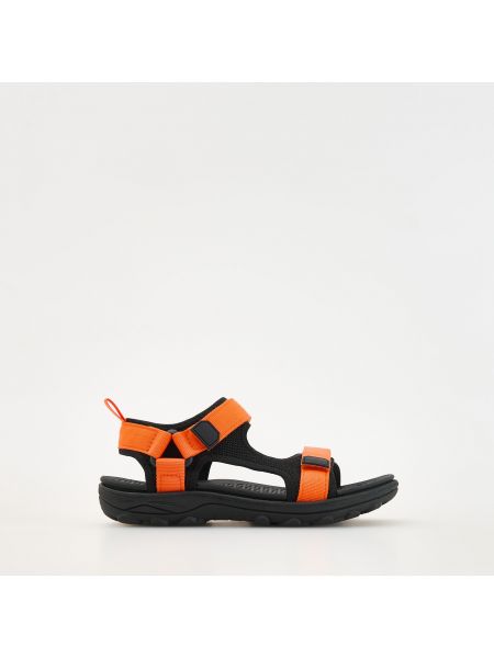 Sandály na suchý zip na zip Reserved černé