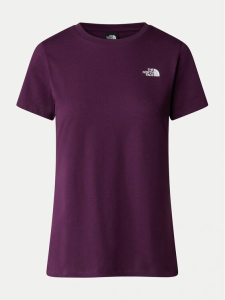 Marškinėliai The North Face violetinė