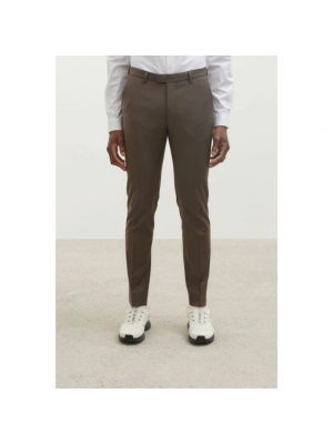 Pantalones chinos ajustados Drykorn marrón