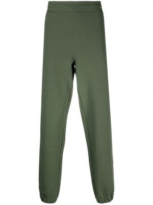 Памучни спортни панталони Calvin Klein зелено
