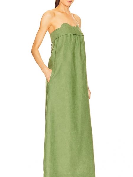 Vestido largo Adriana Degreas verde