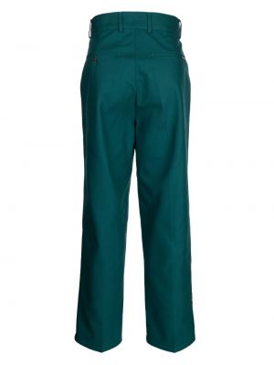 Haftowane proste spodnie Paccbet zielone