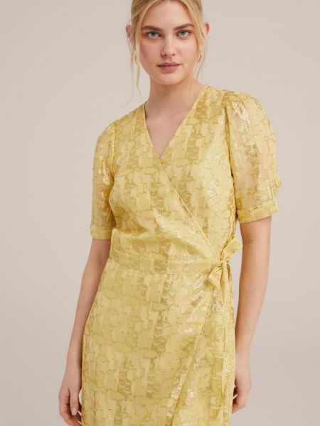 Haljina košulja We Fashion žuta