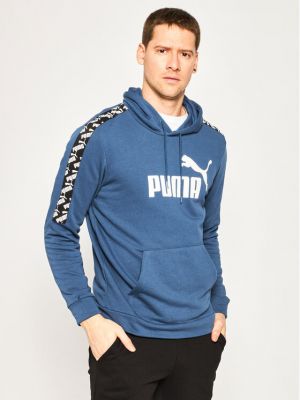 Džemperis su gobtuvu Puma mėlyna