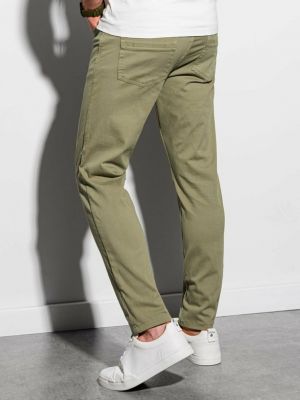 Pantaloni chino Ombre Clothing verde