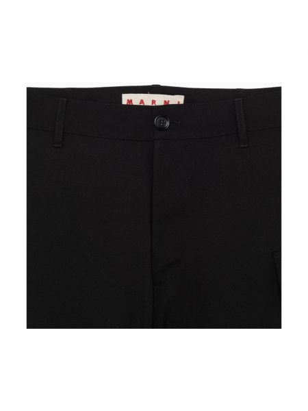 Pantalones chinos de lana Marni negro
