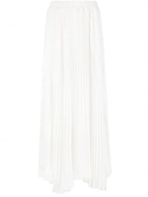 Długa spódnica plisowana Styland biała