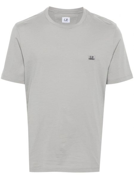 T-shirt en coton avec applique C.p. Company gris