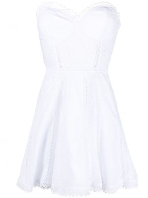Φόρεμα με δαντέλα Charo Ruiz Ibiza λευκό
