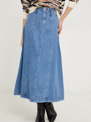 Džínová sukně Answear Lab modré