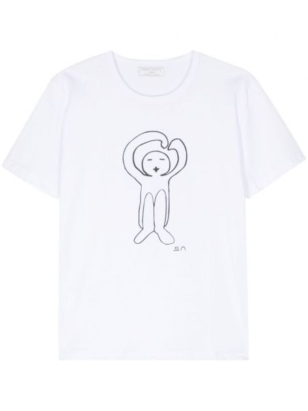 Raštuotas medvilninis marškinėliai Société Anonyme