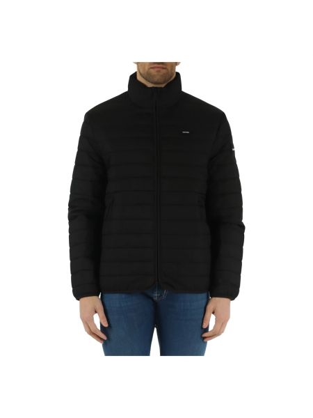 Pikowana kurtka puchowa Calvin Klein czarna