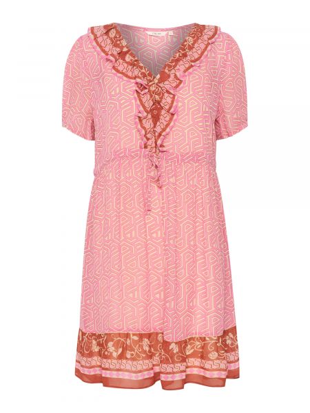 Košeľové šaty Cream ružová