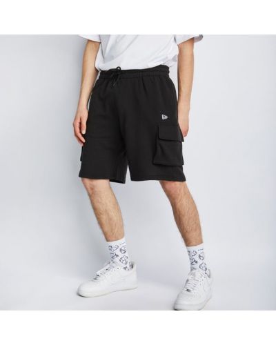Shorts en coton New Era noir