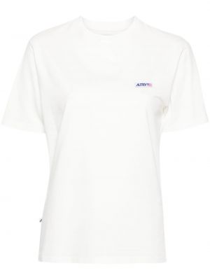 Βαμβακερή μπλούζα Autry λευκό