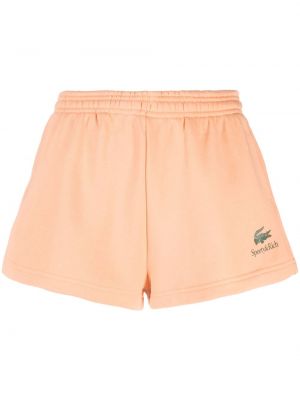 Shorts aus baumwoll Sporty & Rich orange