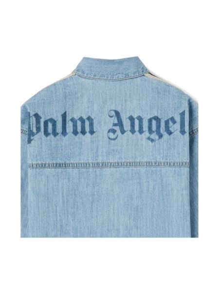 Camisa Palm Angels azul
