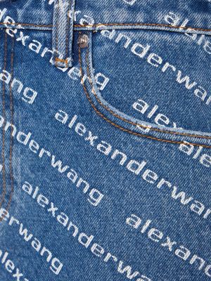 Szorty jeansowe bawełniane Alexander Wang