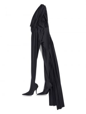 Puszābaki ar drapējumu Balenciaga melns