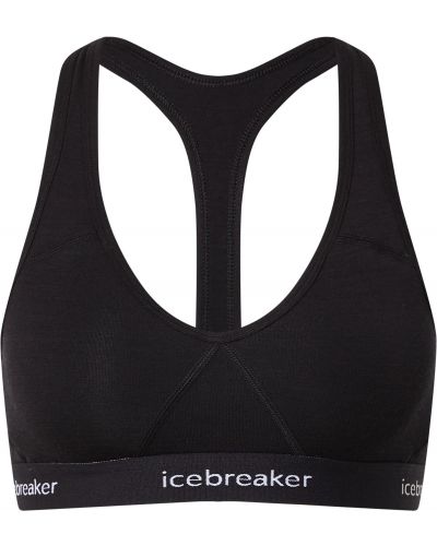 Sutien sport Icebreaker negru