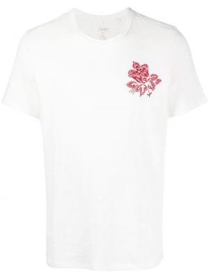 Тениска бродирана Rag & Bone бяло