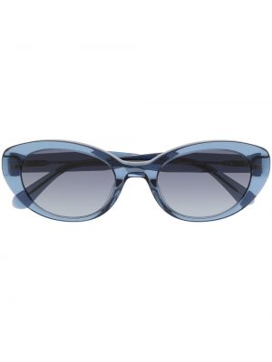 Слънчеви очила с кристали Kate Spade синьо