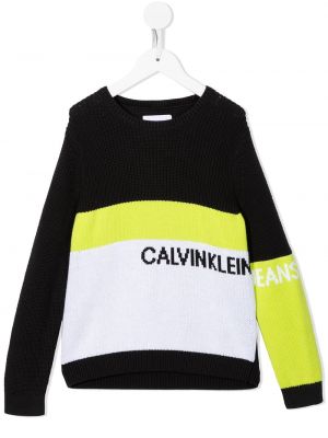 Tröja för tjejer Calvin Klein Kids svart