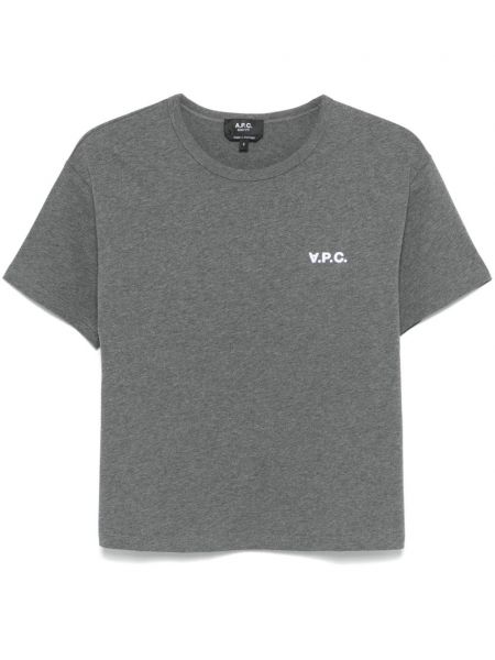 T-shirt A.p.c. grå