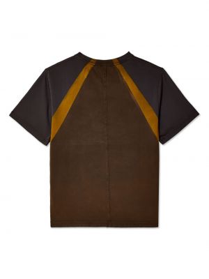 Raštuotas marškinėliai Eckhaus Latta ruda