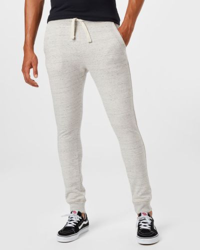 Меланжирани спортни панталони Blend сиво