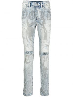 Lav midje stretch jeans Ksubi blå