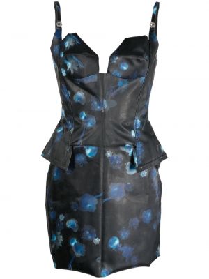 Φλοράλ κοκτέιλ φόρεμα με σχέδιο Coperni