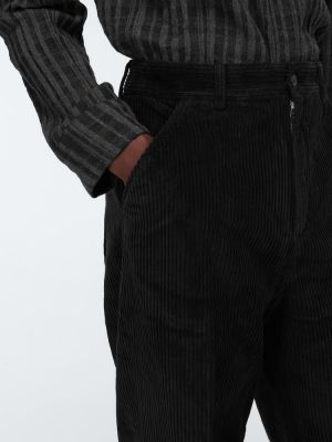 Chino панталони от рипсено кадифе Our Legacy черно