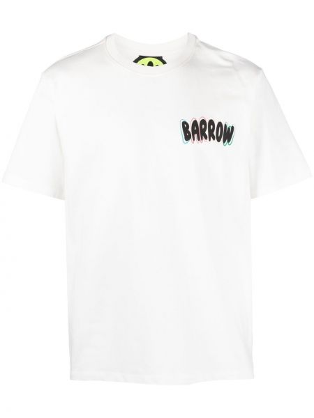 T-krekls ar apdruku Barrow balts
