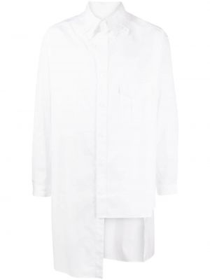 Asymmetrisk skjorta Yohji Yamamoto vit