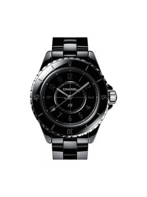 Czarny zegarek Chanel