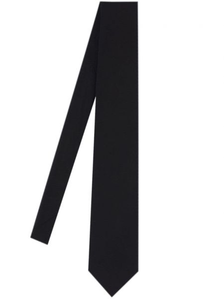 Krawat bawełniany Sandro czarny