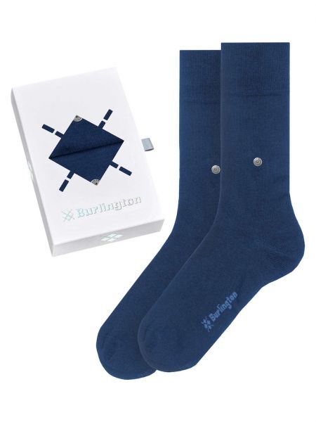 Однотонные носки Burlington синие