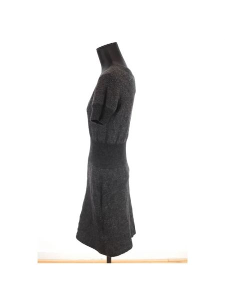Vestido de lana Louis Vuitton Vintage gris