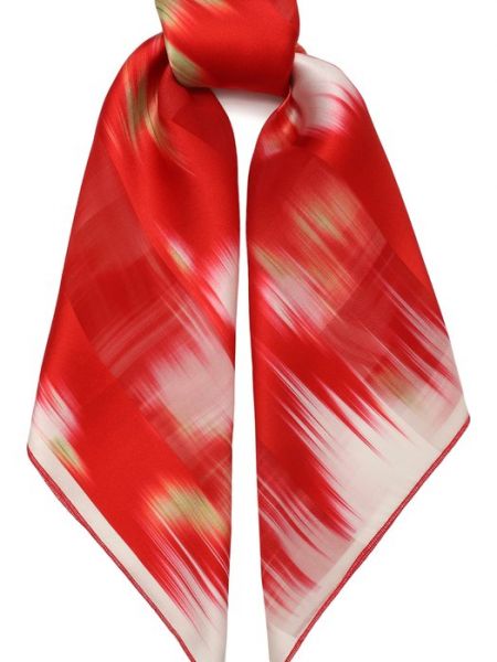 Шелковый платок Lanvin красный